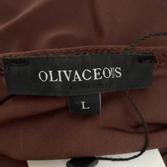 NEW Olivaceous Plunging Halter Bodysuit. Size Large - Picture 5 of 8